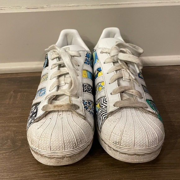 University of Michigan Custom Superstars - Picture 6 of 8